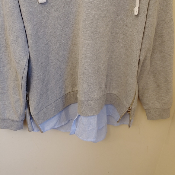 Tommy Hilfiger V Neck Grey Pullover Sweatshirt XXL - Picture 3 of 8